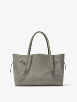 Proenza Schouler Front image of Tate Bag in Nubuck Calf in SLATE