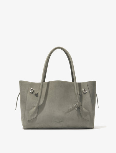 Proenza Schouler Front image of Tate Bag in Nubuck Calf in SLATE