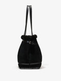 Proenza Schouler profile image of Days Tote in Shearling Backed Suede in black