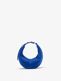 Back image of Mini Slide Bag in Soft Suede in Cobalt