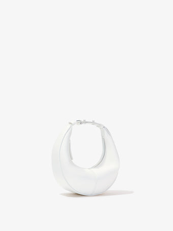 Side image of Mini Slide Bag in WHITE