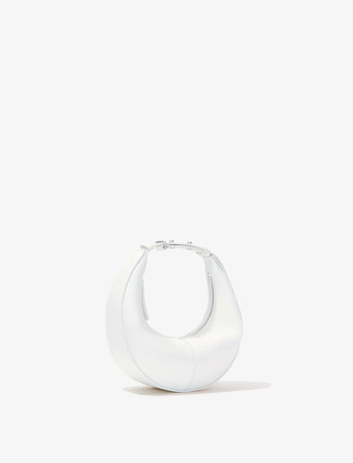 Side image of Mini Slide Bag in WHITE