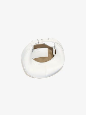 Aerial image of Mini Slide Bag in WHITE