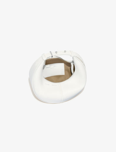Aerial image of Mini Slide Bag in WHITE