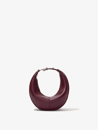 Front image of Mini Slide Bag in DARK RED