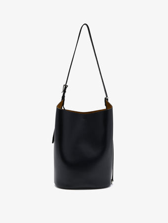 Proenza Schouler back image of Brant Bucket Bag in Smooth Calf in black