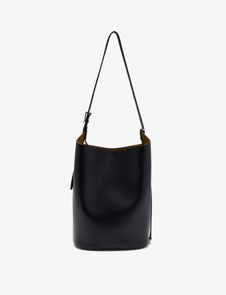 Proenza Schouler back image of Brant Bucket Bag in Smooth Calf in black