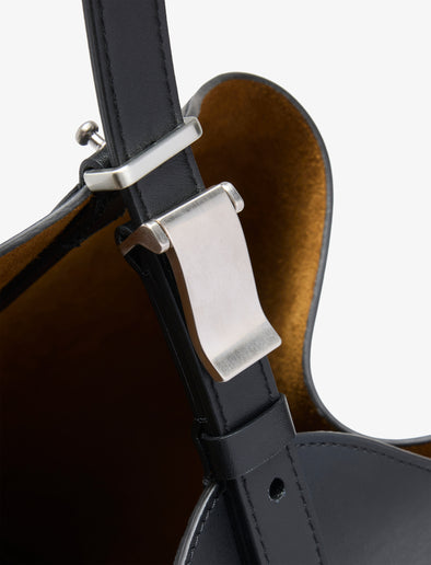 Proenza Schouler detail image of Brant Bucket Bag in Smooth Calf in black