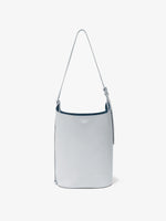 Proenza Schouler Side image of Brant Bucket Bag in Smooth Calf in Smoke