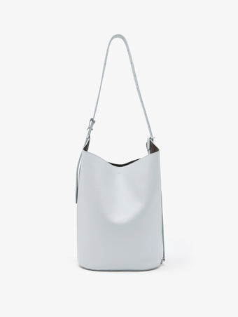 Back image of Brant Bucket Bag in Smooth Calf in Smoke