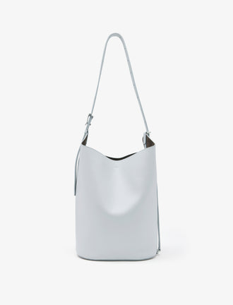 Back image of Brant Bucket Bag in Smooth Calf in Smoke