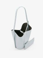 Aerial image of Brant Bucket Bag in Smooth Calf in Smoke