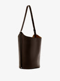 Proenza Schouler Side image of Brant Bucket Bag in Smooth Calf in Chocolate