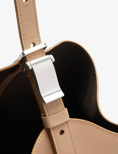 Detail image of Brant Bucket Bag in Smooth Calf in Black