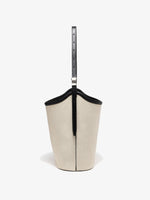 Proenza Schouler profile image of Brant Bucket Bag in Natural Linen in natural/black