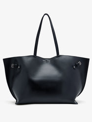 Proenza Schouler front image of Days Carryall in Smooth Calf in black