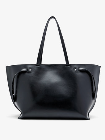 Proenza Schouler back image of Days Carryall in Smooth Calf in black
