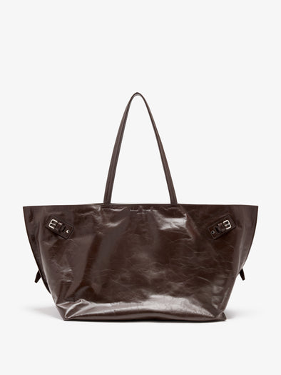 Proenza Schouler Front image of Days Carryall in Paper Calf in Espresso