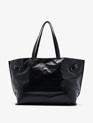 Proenza Schouler Front image of Days Carryall in Paper Calf in Black