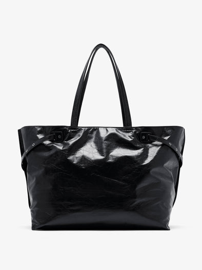 Proenza Schouler Back image of Days Carryall in Paper Calf in Black