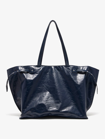 Back image of Days Carryall in Paper Calf in Navy