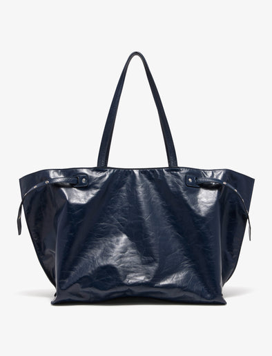 Back image of Days Carryall in Paper Calf in Navy