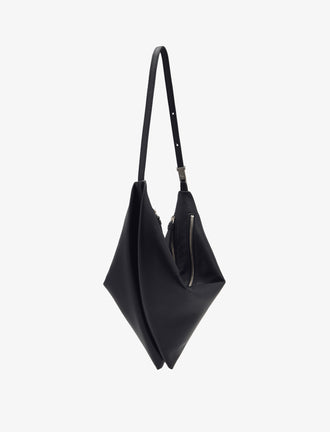 Proenza Schouler side image of Tetra Shoulder Bag in Nappa in black
