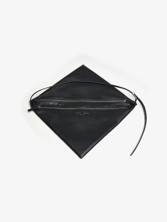 Proenza Schouler aerial image of Tetra Shoulder Bag in Nappa in black