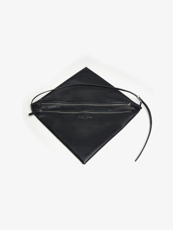 Proenza Schouler aerial image of Tetra Shoulder Bag in Nappa in black