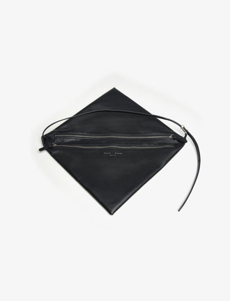 Proenza Schouler aerial image of Tetra Shoulder Bag in Nappa in black