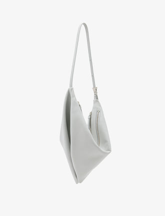 Side image of Tetra Shoulder Bag in Nappa in Smoke