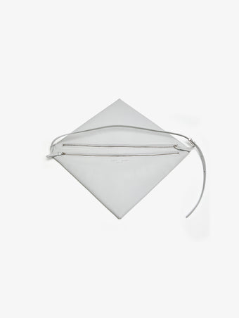 Aerial image of Tetra Shoulder Bag in Nappa in Smoke