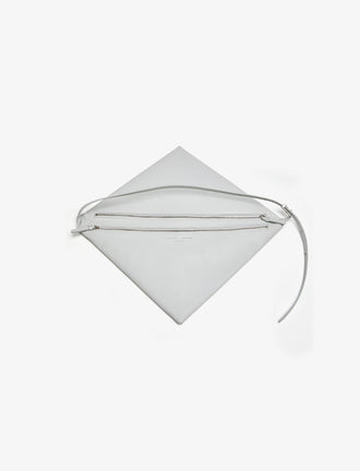 Aerial image of Tetra Shoulder Bag in Nappa in Smoke