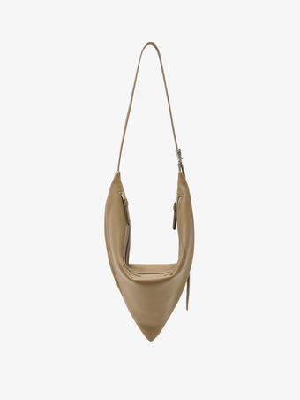 Front image of Tetra Shoulder Bag in Nappa in Cumin