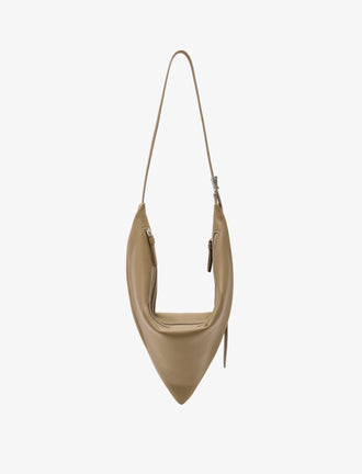 Front image of Tetra Shoulder Bag in Nappa in Cumin