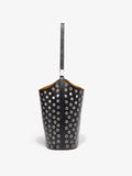 Profile image of Brant Bucket Bag in Eyelet Covered Smooth Calf in Black