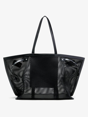 Back image of Days Carryall in Mesh in Black