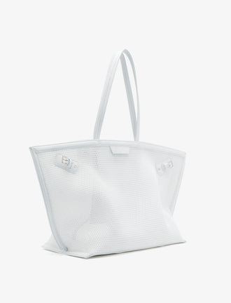 Side image of Days Carryall in Mesh in Off-White