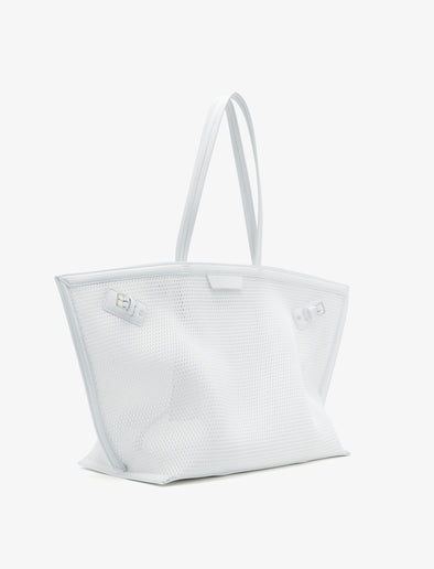 Side image of Days Carryall in Mesh in Off-White