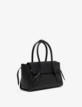 Side image of Small Tate Bag in Black