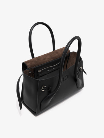 Aerial image of Small Tate Bag in Black