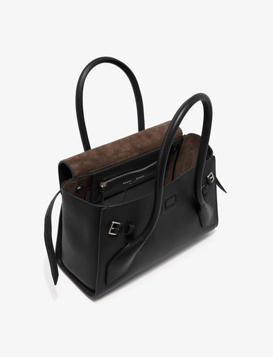 Aerial image of Small Tate Bag in Black