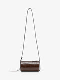 Proenza Schouler back image of Crossbody Silo Bag in Shiny Calf in cedar