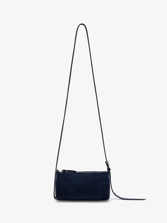 Front image of Crossbody Silo Bag in Deep Navy