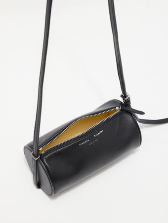 Aerial image of Crossbody Silo Bag in Black