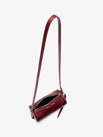 Aerial image of Crossbody Silo Bag in Merlot