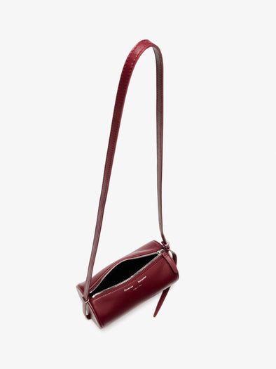Aerial image of Crossbody Silo Bag in Merlot