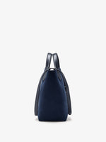 Proenza Schouler Side image of Large Chelsea Tote in Soft Suede in Dark Navy
