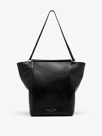 Proenza Schouler Front image of Reade Shoulder Bag in Nappa in Black