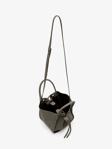 Proenza Schouler Aerial image of Small Ruched Tote in Slate